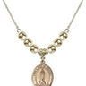 Our Lady of Kibeho Crystal Necklace | 3/4 inch | 6mm Beads _x0014_ 14kt Gold Filled