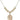 Saint Anthony Mary Claret Crystal Necklace | 3/4 inch | 6mm Beads _x0014_ 14kt Gold Filled