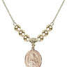 Saint Fidelis of Sigmaringen Crystal Necklace | 3/4 inch | 6mm Beads _x0014_ 14kt Gold Filled