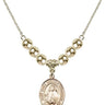 Saint Maria Bertilla Boscardin Crystal Necklace | 3/4 inch | 6mm Beads _x0014_ 14kt Gold Filled