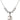 Saint Emma Uffing Crystal Necklace | 3/4 inch | 6mm Beads _x0014_ Sterling Silver