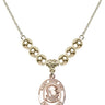 Saint Pope John XXIII Crystal Necklace | 3/4 inch | 6mm Beads _x0014_ 14kt Gold Filled