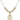 Saint Christopher Crystal Necklace | 3/4 inch | 6mm Beads _x0014_ 14kt Gold Filled