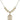Saint Christopher Crystal Necklace | 3/4 inch | 6mm Beads _x0014_ 14kt Gold Filled