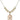 Saint Christopher Crystal Necklace | 3/4 inch | 6mm Beads _x0014_ 14kt Gold Filled