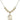 Saint Sebastian Crystal Necklace | 3/4 inch | 6mm Beads _x0014_ 14kt Gold Filled