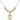 Saint Sebastian Crystal Necklace | 3/4 inch | 6mm Beads _x0014_ 14kt Gold Filled