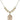 Guardian Angel Crystal Necklace | 3/4 inch | 6mm Beads _x0014_ 14kt Gold Filled