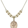 Guardian Angel Crystal Necklace | 3/4 inch | 6mm Beads _x0014_ 14kt Gold Filled