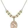Guardian Angel Crystal Necklace | 3/4 inch | 6mm Beads _x0014_ 14kt Gold Filled