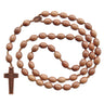 37 inch extra large Catholic Rosary with 20mm jujube wood beads and laser-cut crucifix