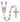 Silver Tone Our Lady of Consolation Personalized Birthstone Rosary with 6mm Beads Made in USA