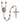 Silver Tone Our Lady of Assumption Personalized Birthstone Rosary with 6mm Beads Made in USA
