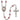 Silver Tone Our Lady of Good Help Birthstone Rosary Prayer Beads Hand Assembled in Rhode Island USA by Bliss Manufacturing