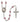 Silver Tone Our Lady of Good Help Birthstone Rosary Prayer Beads Hand Assembled in Rhode Island USA by Bliss Manufacturing