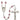 Silver Tone Our Lady of Good Counsel Catholic Rosary with Birthstone Beads Hand Assembled in USA by Bliss Manufacturing