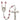 Silver Tone Our Lady of Consolation Catholic Rosary with 6mm Birthstone Beads Handcrafted in USA