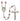Silver Tone Our Lady of Consolation Catholic Rosary with 6mm Birthstone Beads Handcrafted in USA