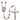 Silver Tone Our Lady of Good Help Catholic Rosary with Birthstone Beads Hand Assembled in USA by Bliss Manufacturing