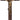 Walnut wood wall crucifix 15 inch height with traditional Catholic design and natural wood grain finish