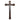 18 inch walnut wood wall crucifix with resin corpus, handcrafted Catholic cross with budded design