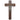 10 inch walnut wood wall crucifix with resin corpus traditional Catholic cross for bedroom or prayer room