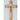 13 inch solid oak Catholic sick call set with crucifix, dual candle holders, and holy water bottle - handcrafted in USA