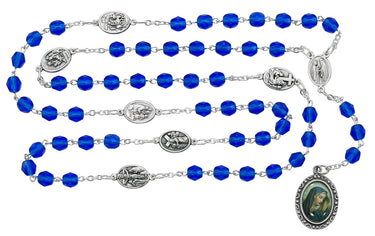 Seven Sorrows Chaplet rosary with seven decades of seven beads for meditating on the seven dolors of Mary