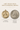 14kt solid gold Saint Dymphna round medal with size comparison to a U.S. quarter dollar coin on a white background.