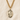Gold Filled St Dymphna Oval Medal Necklace on 24" curb chain