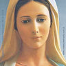 Medjugorje Marian apparition Catholic Rosary Card with raised tactile beads on durable plastic credit card size by RosaryCard