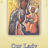 Our Lady of Czestochowa Black Madonna credit card wallet rosary prayer card with tactile beads