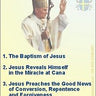 John Paul II Mysteries of Light credit card sized rosary prayer card with tactile raised beads