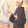 St. Maximilian Kolbe Catholic Rosary Card with tactile beads in credit card size by RosaryCard