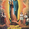 Our Lady of Guadalupe Catholic Rosary Card with credit card size tactile prayer beads by RosaryCard