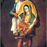 Juan Diego Catholic Rosary Card with credit card size tactile prayer beads by RosaryCard