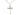 Sterling Silver Nail Cross Necklace 1 x 5/8 inch pendant on 18 inch chain by Bliss USA