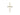 14kt solid gold medium cross pendant 3/4 x 1/2 inch handcrafted by Bliss Manufacturing USA