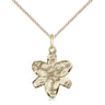 14kt gold filled chastity pendant necklace 18 inch chain handcrafted by Bliss Manufacturing