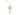 14kt gold filled IHS crucifix necklace 1 inch pendant with 18 inch chain handmade by Bliss