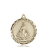 14kt Solid Gold Large Miraculous Medal Pendant 1 3/8 x 1 1/4 inches by Bliss Manufacturing