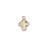 14kt Solid Gold Small Four-Way Medal Pendant 3/8 x 1/4 inch by Bliss