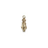 14kt Solid Gold Small Infant of Prague Medal Pendant 3/8 x 1/8 by Bliss Manufacturing