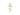 14kt Solid Gold Medium Catholic Cross Pendant 3/4 inch by 3/8 inch handcrafted by Bliss