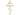 14kt Solid Gold Large Catholic Cross Pendant 1 3/8 inch by 5/8 inch handcrafted by Bliss