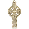 14kt Solid Gold Extra Large Cross Pendant 1 7/8 x 7/8 inches handcrafted by Bliss Manufacturing USA