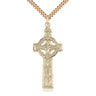 14kt gold filled large scriptures cross necklace 1 3/4 inch engraved Biblical verses 24 inch chain by Bliss