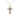 14kt Gold Filled St. Olga Byzantine Cross Necklace Medium Size 1 1/8 inch by Bliss Manufacturing USA