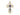14kt Solid Gold St. Olga Cross Pendant 1 1/8 inch handmade by Bliss Manufacturing USA