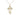 14kt Gold Filled St. Olga Cross Necklace 1 1/8 x 5/8 inches on 18 inch chain by Bliss Manufacturing